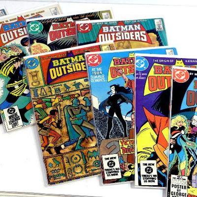 BATMAN and The Outsiders #8 11 15 17 18 19 20 21 Comic Books Lot 1984-85 DC Comics