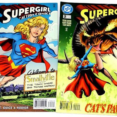 SUPERGIRL #1 COMIC BOOKS SET OF 7 - 1994-96 DC COMICS