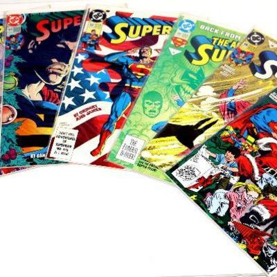 SUPERMAN COMIC BOOKS SET - Lot of 7 Comic Books - DC Comics