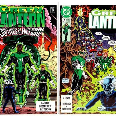 GREEN LANTERN #2 3 4 5 6 7 8 9 Comic Books Set 1990 DC Comics High Grade