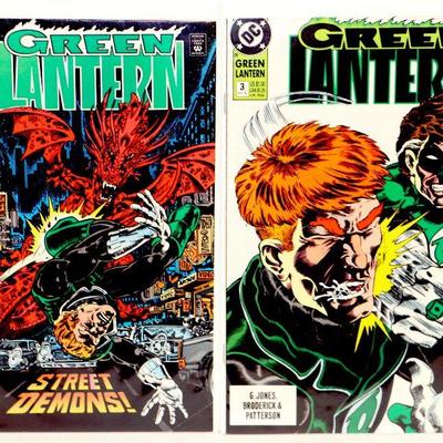 GREEN LANTERN #2 3 4 5 6 7 8 9 Comic Books Set 1990 DC Comics High Grade