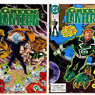 GREEN LANTERN #2 3 4 5 6 7 8 9 Comic Books Set 1990 DC Comics High Grade