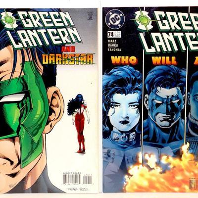 GREEN LANTERN #70 74 75 78 79 80 - 6 Comic Books Set 1996 DC Comics High Grade
