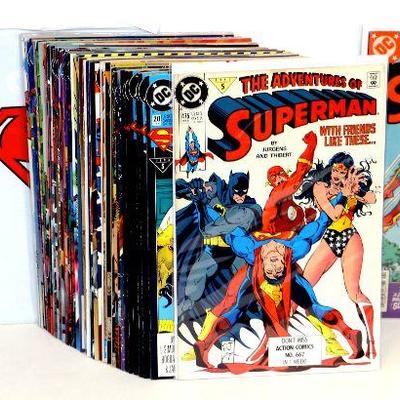 SUPERMAN COMIC BOOKS LOT OF 50 - DC COMICS