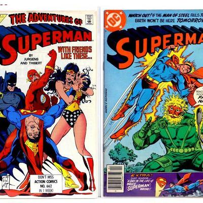 SUPERMAN COMIC BOOKS LOT OF 50 - DC COMICS