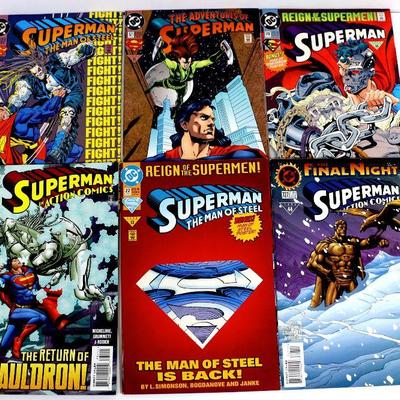 SUPERMAN COMIC BOOKS LOT OF 50 - DC COMICS