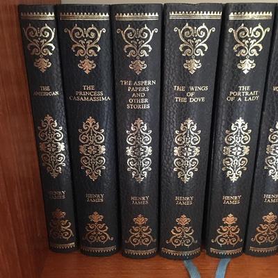 Lot 24 - Leather Bound Books by Heron Books