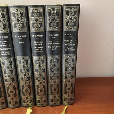 Lot 24 - Leather Bound Books by Heron Books