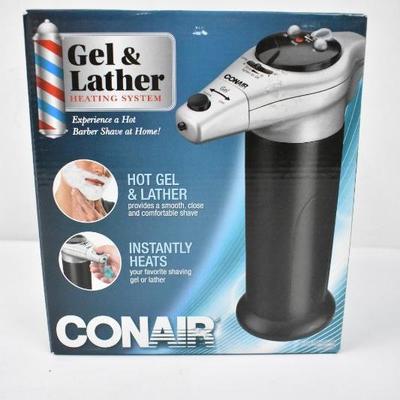 Conair Gel & Lather Heating System: Experience a Hot Barber Shave at Home - New