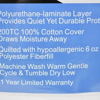 Premium Waterproof Mattress Pad, Queen Size - New