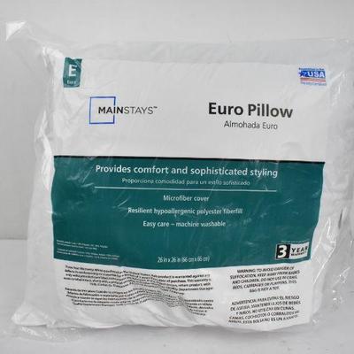 Euro Pillow by Mainstays 26