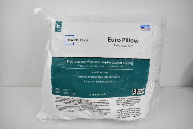 mainstays euro pillow