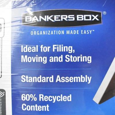 Bankers Box 10 Pack + 1 Decorative Bonus Box, Letter or Legal Size - New