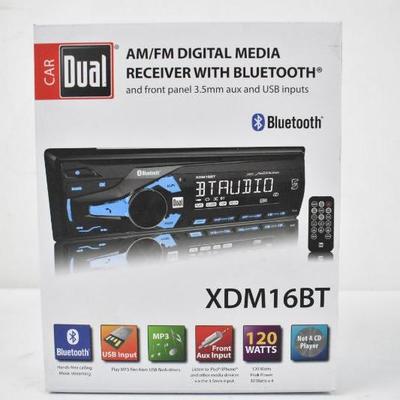 AM/FM Digital Media Receiver with Bluetooth XDM16BT (NOT a CD Player) - New
