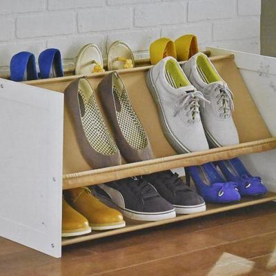 Closetmaid Multi-Level Shoe Organizer, White - New