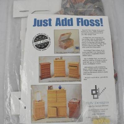 File-A-Floss Tapestry Thread Storage Boxes, Quantity 3 - New