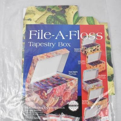 File-A-Floss Tapestry Thread Storage Boxes, Quantity 3 - New