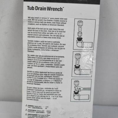 Tub Drain Wrench by Superior Tool #06020 - New