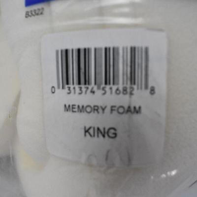 Memory Foam Mattress Topper, King Size - New