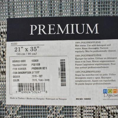 Premium Rug by Home Dynamix: Blue/White/Gray/Black 21