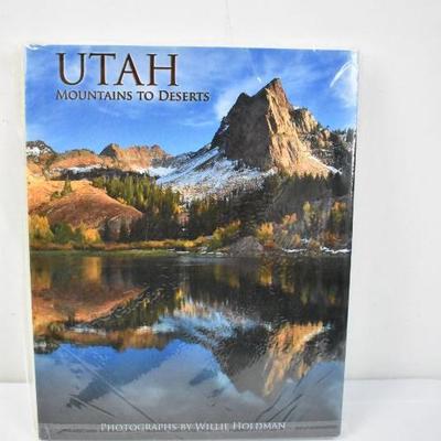 Utah Mountains to Deserts Coffee Table Book Photographs Willie Holdman #1 - New
