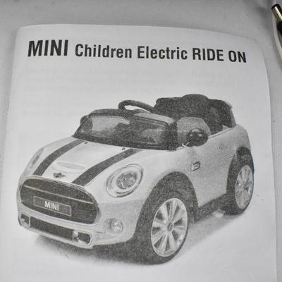 MINI Children's Electric Ride On Toy Car with Charger & Parent Remote, Red