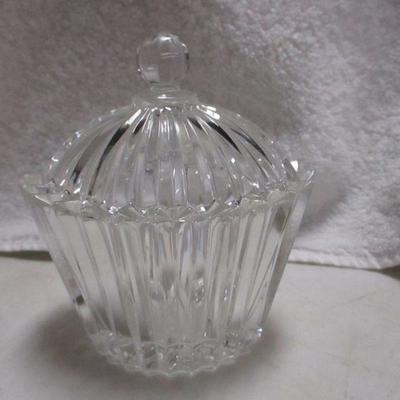 Lot 181 - Decorative Glass Pieces - Small Pitcher - Vase - Candy Dishes