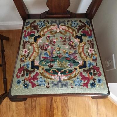Lot 50 - Pair of Needlepoint Chairs