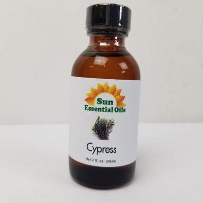 Aromatherapy, Cypress, Sun Essential Oils, 2oz - 7 Available Price is Each - New