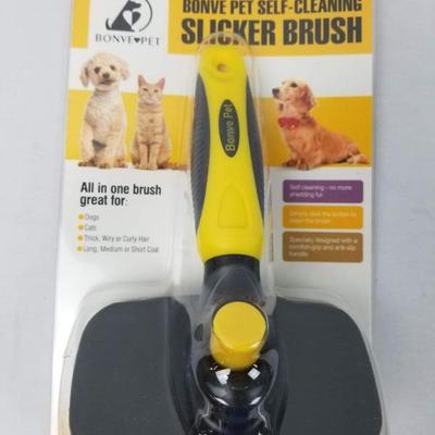 Bonve Pet Self-Cleaning Slicker Brush - New