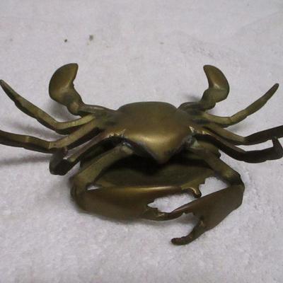 Lot 193 - Brass Crab Ashtray