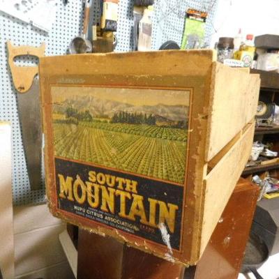 Double Sided Orchard Crate South Mountain California Citrus 26
