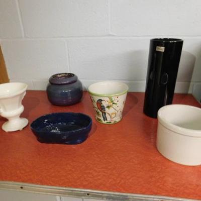Collection of Pottery and Ceramics Featuring Haeger and Signed Art Pieces