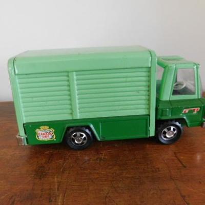 Vintage Buddy-L Scale Model Ginger Ale Delivery Truck with Bottle Crates 10