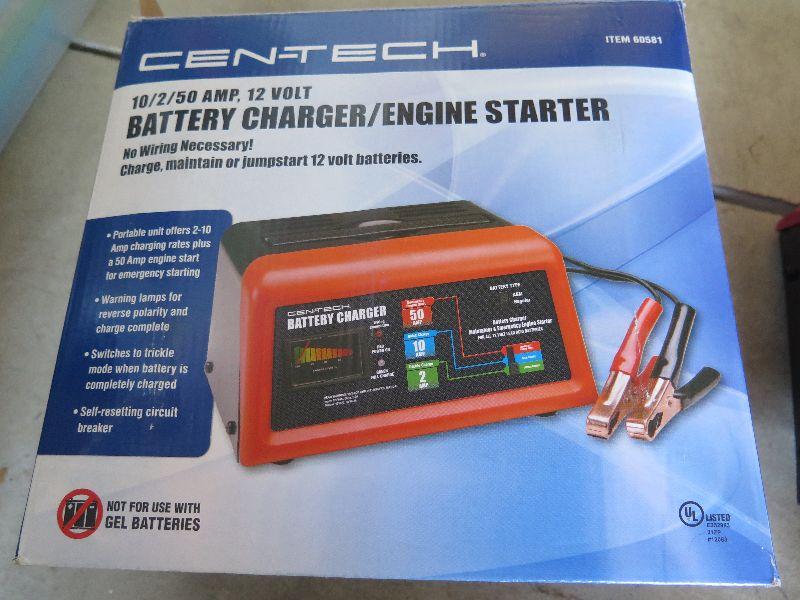 Centech Battery Charger and More