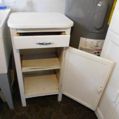 Solid Wood Cabinet with Drawer and Storage 17
