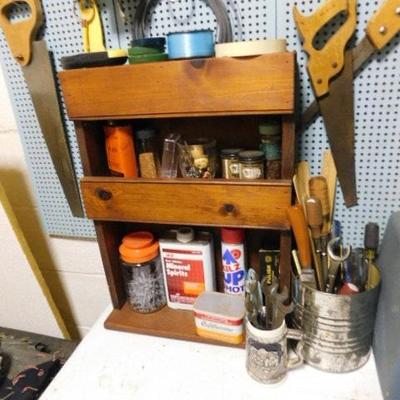 Lot #3:  Entire Shelf of  Tools and Contents as Shown (See All Pics)
