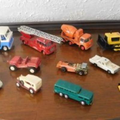 Collection of Vintage Die Cast Vehicles