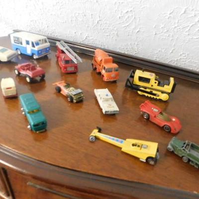 Collection of Vintage Die Cast Vehicles