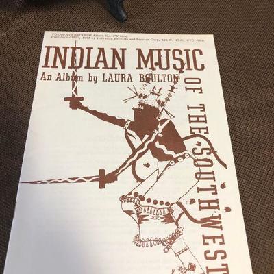 INDIAN MUSIC OF THE SOUTHWEST Laura Boulton #FW 8850
