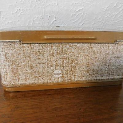 Vintage Ohio Art Travel Trunk Tin Lunch Box (no thermos)
