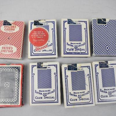 8 Decks of Playing Cards