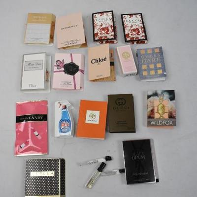 19 Perfume Samples, Opened, Used 0-1 time each