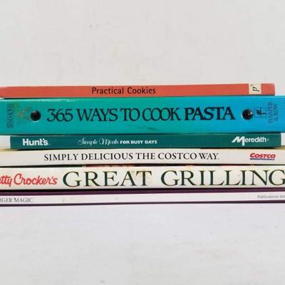 6 Cook Books: Practical Cookies -to- Hamburger Magic