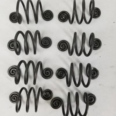 8 Drawer Pulls, Curled Metal