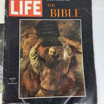 6 Vintage Life Magazines from 1956-1971