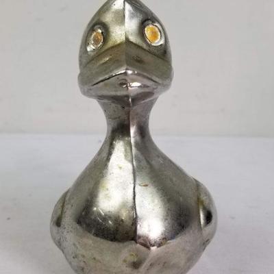 Vintage Tin Duck Bank (Missing Stopper)