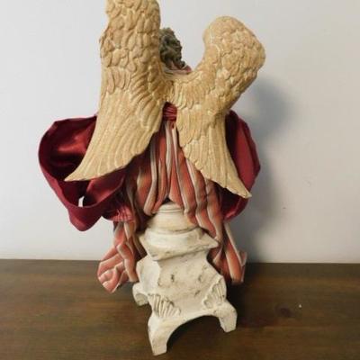 Tall Resin Angel on Stand 17