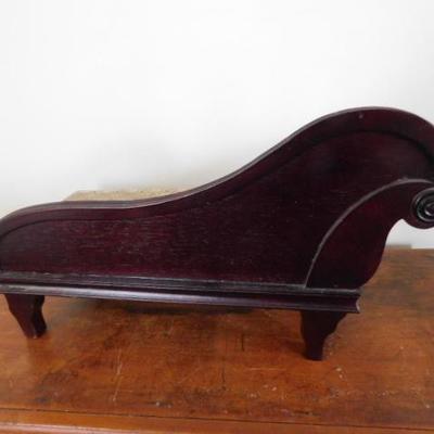 Set of Victorian Doll Furniture Pieces Fainting Couch and Camel Back Couch (See All)