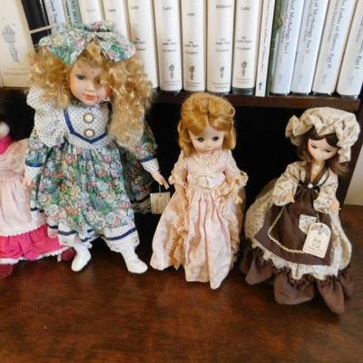 Group of 5 Collector Dolls without the Boxes from Various Makers